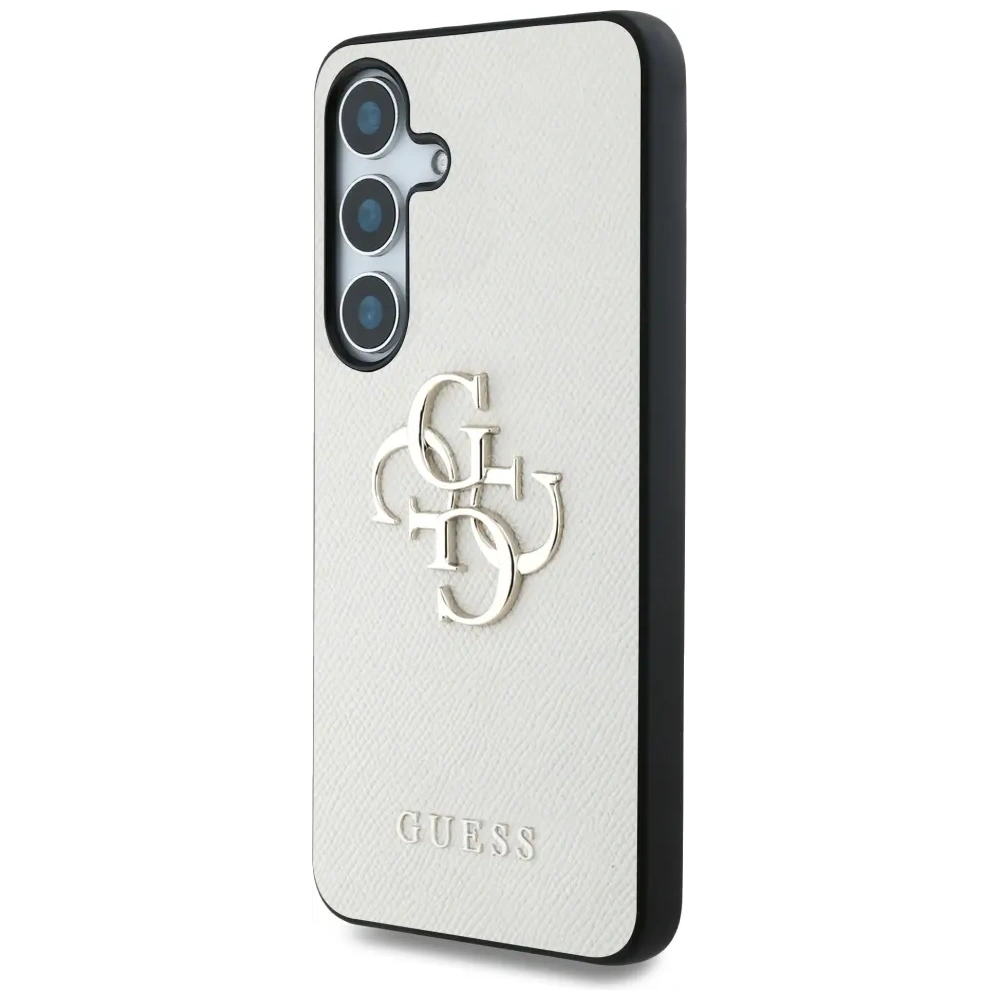 Hurtownia GSM - Etui Guess Grained Big 4G Logo Small Classic Logo do Samsung Galaxy S25 beżowy - GUE4318 - {ean13} - Hurt