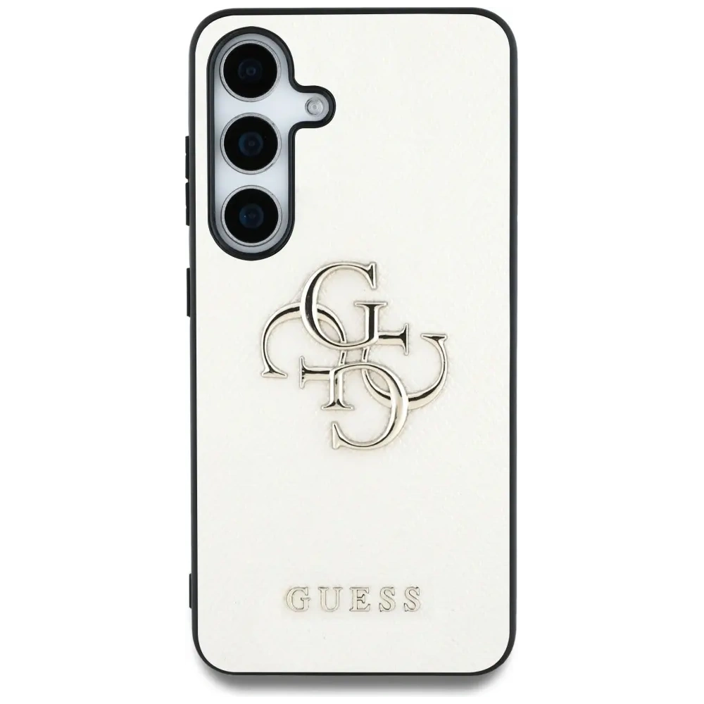 Hurtownia GSM - Etui Guess Grained Big 4G Logo Small Classic Logo do Samsung Galaxy S25 beżowy - GUE4318 - {ean13} - Hurt