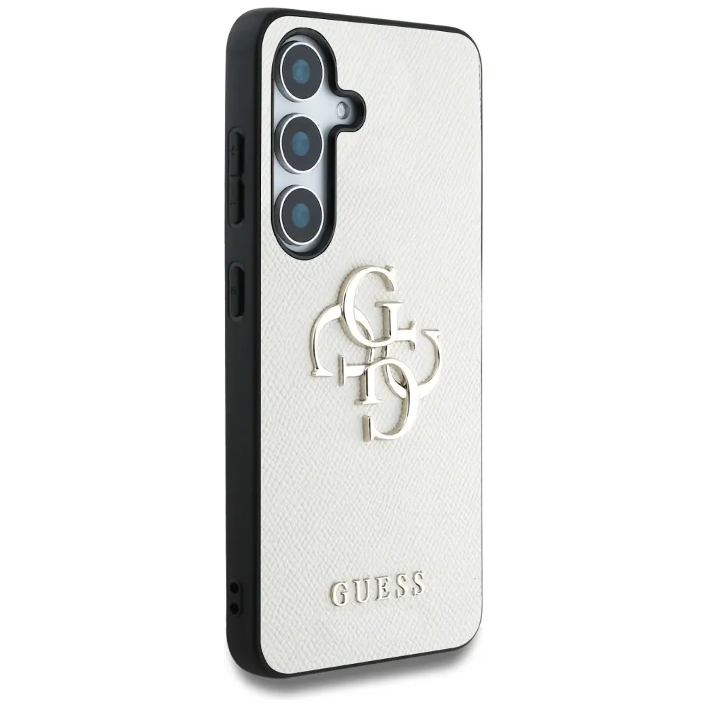 Hurtownia GSM - Etui Guess Grained Big 4G Logo Small Classic Logo do Samsung Galaxy S25 beżowy - GUE4318 - {ean13} - Hurt