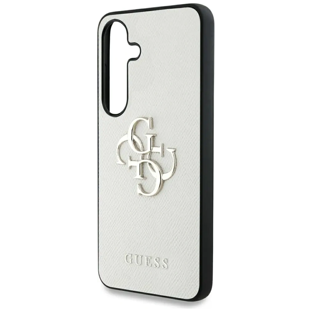 Hurtownia GSM - Etui Guess Grained Big 4G Logo Small Classic Logo do Samsung Galaxy S25 beżowy - GUE4318 - {ean13} - Hurt