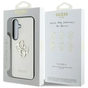 Hurtownia GSM - Guess Grained Big 4G Logo Small Classic Logo Samsung Galaxy S25 bej - GUE4318 - {ean13} - Hurt