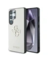 Guess Grained Big 4G Logo Small Classic Logo Samsung Galaxy S25 Ultra bézs