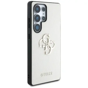 Hurtownia GSM - Guess Grained Big 4G Logo Small Classic Logo Samsung Galaxy S25 Ultra bézs - GUE4319 - {ean13} - Hurt