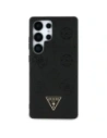 Hurtownia GSM - Guess Grained Hot Stamp Peony Minta Háromszög Logo MagSafe Samsung Galaxy S25 Ultra fekete - GUE4322 - {ean13} - Hurt
