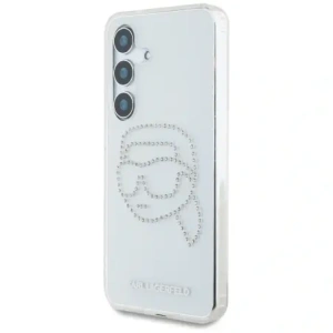 Hurtownia GSM - Karl Lagerfeld Logo cu cap de Karl din strasuri Samsung Galaxy S25 transparent - KLD21914 - {ean13} - Hurt