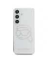 Hurtownia GSM - Karl Lagerfeld Logo cu cap de Karl din strasuri Samsung Galaxy S25 transparent - KLD21914 - {ean13} - Hurt