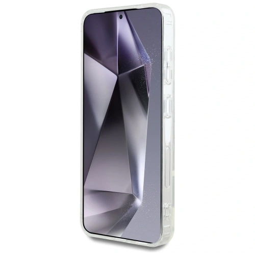 Etui Karl Lagerfeld Rhinestones Karl Head Logo do Samsung Galaxy S25 przezroczysty