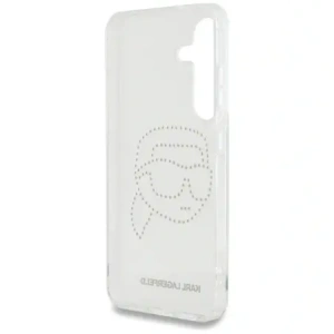 Hurtownia GSM - Karl Lagerfeld Logo cu cap de Karl din strasuri Samsung Galaxy S25 transparent - KLD21914 - {ean13} - Hurt