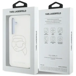 Hurtownia GSM - Karl Lagerfeld Logo cu cap de Karl din strasuri Samsung Galaxy S25 transparent - KLD21914 - {ean13} - Hurt