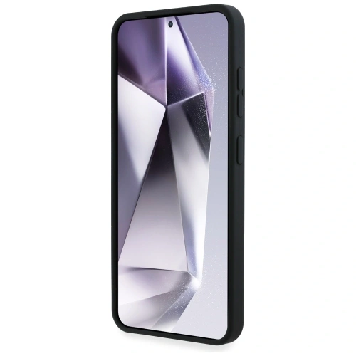 Etui Karl Lagerfeld Silicone Double Heads And Circle MagSafe do Samsung Galaxy S25 czarny