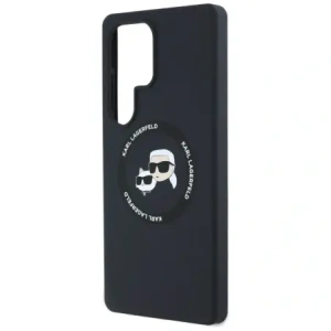 Karl Lagerfeld Silicone Double Heads And Circle MagSafe Samsung Galaxy S25 Ultra black