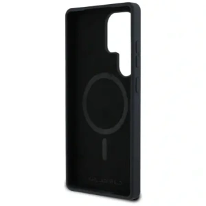 Karl Lagerfeld Silicone Double Heads And Circle MagSafe Samsung Galaxy S25 Ultra black