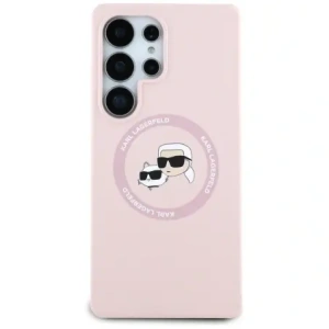 Hurtownia GSM - Karl Lagerfeld Silikon Doppelköpfe und Kreis MagSafe Samsung Galaxy S25 Ultra pink - KLD21917 - {ean13} - Hurt