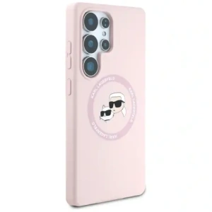Hurtownia GSM - Karl Lagerfeld Silikon Doppelköpfe und Kreis MagSafe Samsung Galaxy S25 Ultra pink - KLD21917 - {ean13} - Hurt