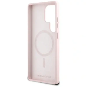 Hurtownia GSM - Karl Lagerfeld Silicon Dublu Capete și Cerc MagSafe Samsung Galaxy S25 Ultra roz - KLD21917 - {ean13} - Hurt
