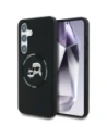 Hurtownia GSM - Karl Lagerfeld Capace din silicon cu două capete și cerc MagSafe Samsung Galaxy S25+ Plus negru - KLD21918 - {ean13} - Hurt