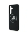 Hurtownia GSM - Karl Lagerfeld Capace din silicon cu două capete și cerc MagSafe Samsung Galaxy S25+ Plus negru - KLD21918 - {ean13} - Hurt