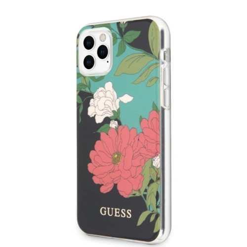 Etui Guess GUHCN65IMLFL01 Apple iPhone 11 Pro Max czarny/black N°1 Flower Collection