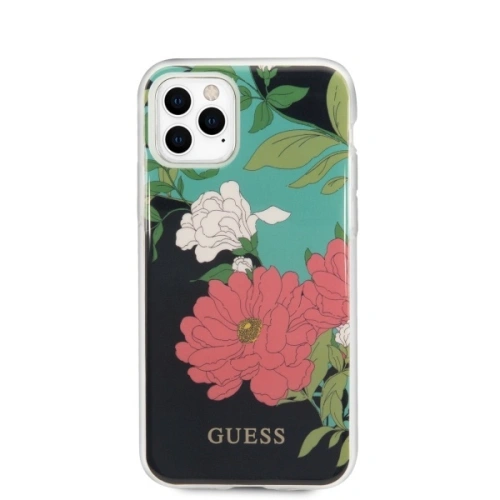 Etui Guess GUHCN65IMLFL01 Apple iPhone 11 Pro Max czarny/black N°1 Flower Collection