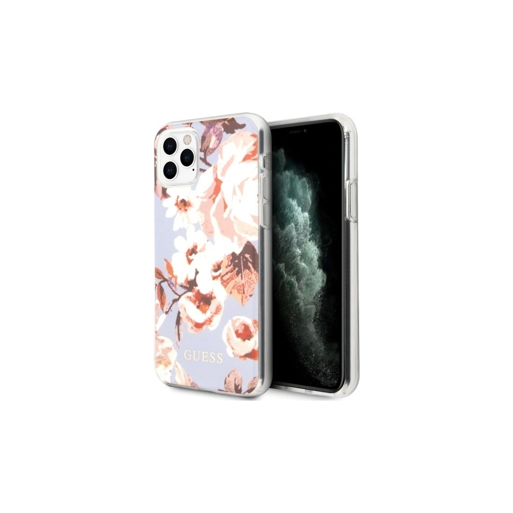 Hurtownia GSM - Etui Guess GUHCN65IMLFL02 Apple iPhone 11 Pro Max lila/lilac N°2 Flower Collection - GUE478LIL - {ean13} - Hurt
