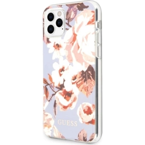 Hurtownia GSM - Etui Guess GUHCN65IMLFL02 Apple iPhone 11 Pro Max liliowy/lilac N°2 Flower Collection - GUE478LIL - {ean13} - Hurt