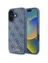 Guess HC PU 4G Kicsi 4G és Klasszikus Apple iPhone 16 MagSafe kék