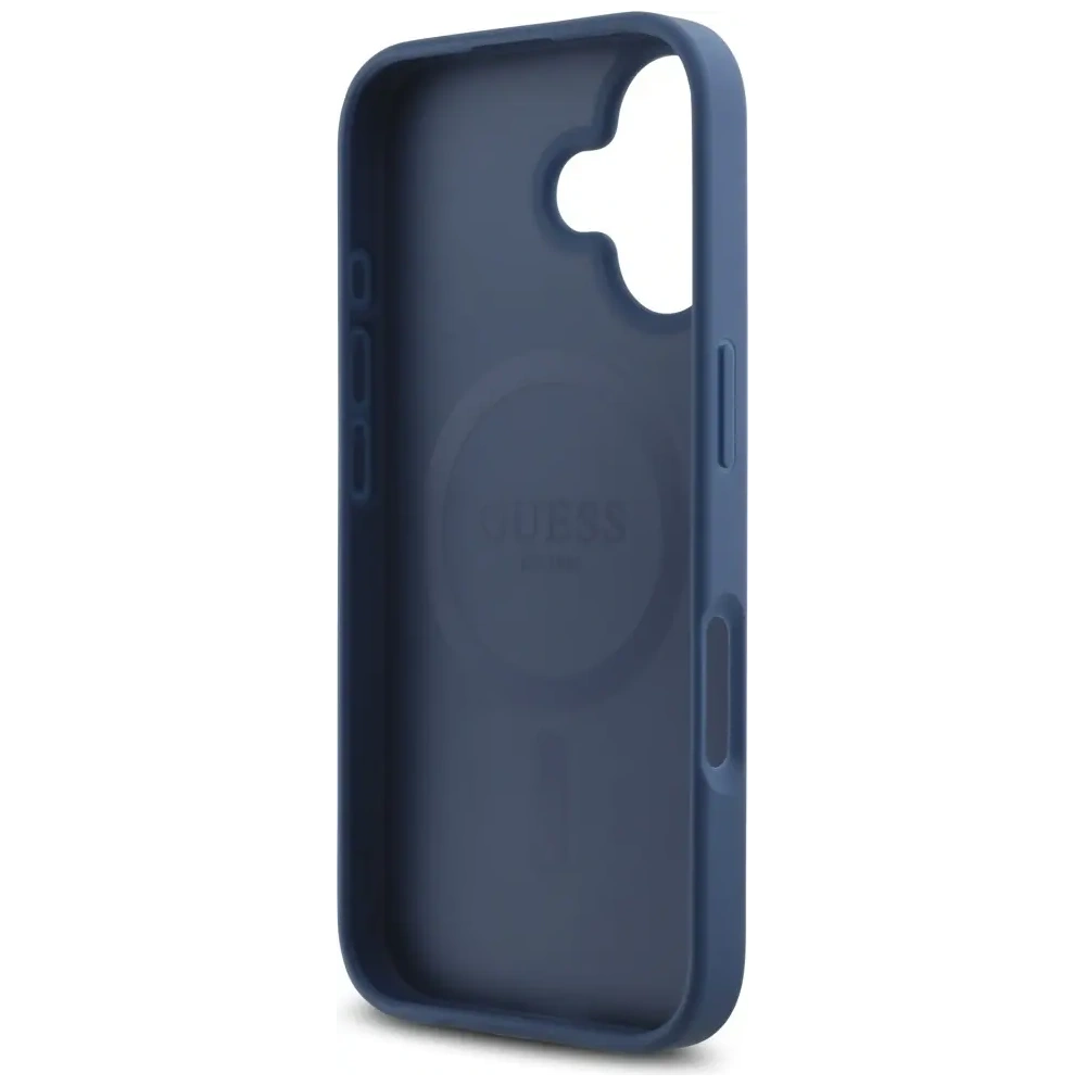 Hurtownia GSM - Guess HC PU 4G Kicsi 4G és Klasszikus Apple iPhone 16 MagSafe kék - GUE4325 - {ean13} - Hurt