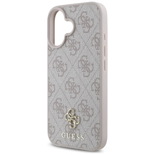 Etui Guess HC PU 4G Small 4G and Classic do Apple iPhone 16 MagSafe różowy