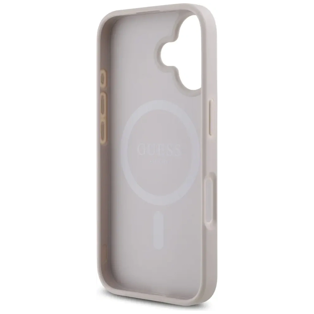 Hurtownia GSM - Etui Guess HC PU 4G Small 4G and Classic do Apple iPhone 16 MagSafe różowy - GUE4326 - {ean13} - Hurt