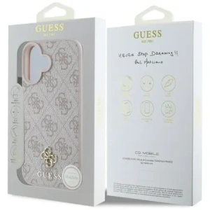 Wholesale Guess HC PU 4G Small 4G and Classic Apple iPhone 16 MagSafe pink - GUE4326 - {ean13} - Hurt