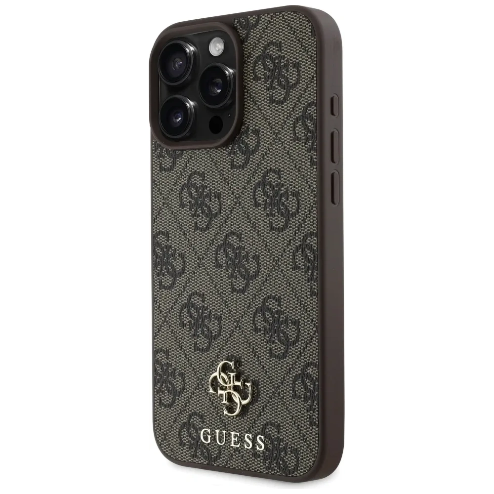 Hurtownia GSM - Etui Guess HC PU 4G Small 4G a Classic pro Apple iPhone 16 Pro MagSafe hnědé - GUE4327 - {ean13} - Hurt