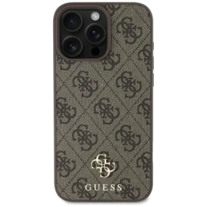 Hurtownia GSM - Etui Guess HC PU 4G Small 4G a Classic pro Apple iPhone 16 Pro MagSafe hnědé - GUE4327 - {ean13} - Hurt