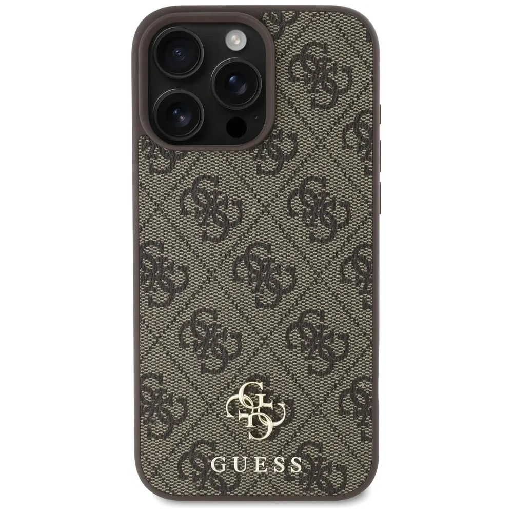 Hurtownia GSM - Etui Guess HC PU 4G Small 4G a Classic pro Apple iPhone 16 Pro MagSafe hnědé - GUE4327 - {ean13} - Hurt