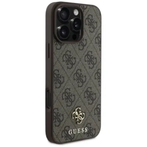 Hurtownia GSM - Etui Guess HC PU 4G Small 4G a Classic pro Apple iPhone 16 Pro MagSafe hnědé - GUE4327 - {ean13} - Hurt