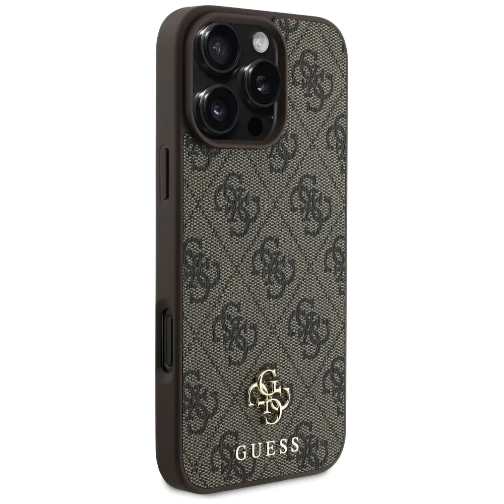 Hurtownia GSM - Etui Guess HC PU 4G Small 4G a Classic pro Apple iPhone 16 Pro MagSafe hnědé - GUE4327 - {ean13} - Hurt
