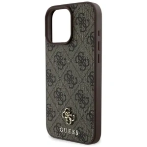 Hurtownia GSM - Etui Guess HC PU 4G Small 4G a Classic pro Apple iPhone 16 Pro MagSafe hnědé - GUE4327 - {ean13} - Hurt