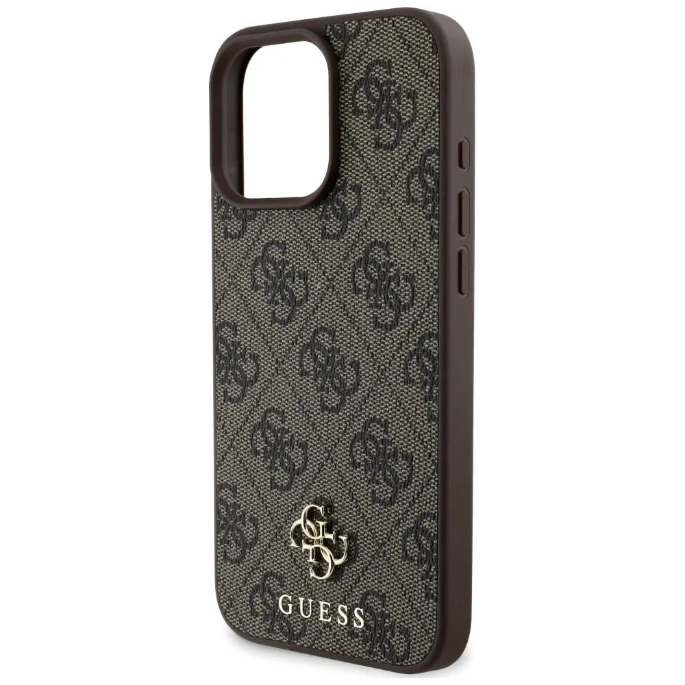 Hurtownia GSM - Etui Guess HC PU 4G Small 4G a Classic pro Apple iPhone 16 Pro MagSafe hnědé - GUE4327 - {ean13} - Hurt
