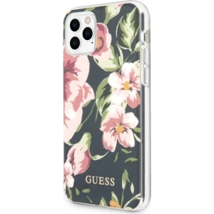 Hurtownia GSM - Etui Guess GUHCN65IMLFL03 Apple iPhone 11 Pro Max granatowy/navy N°3 Flower Collection - GUE479NAV - {ean13} - Hurt