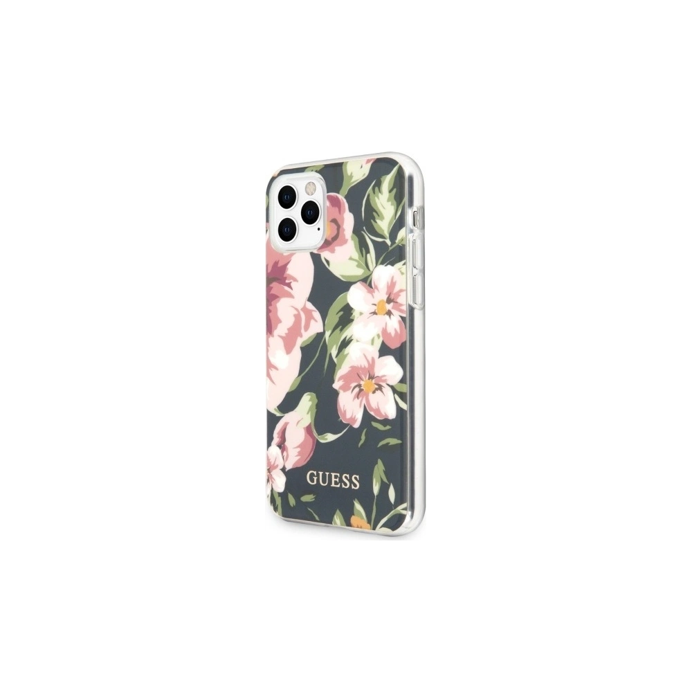 Hurtownia GSM - Etui Guess GUHCN65IMLFL03 Apple iPhone 11 Pro Max tmavě modrý/navy N°3 Flower Collection - GUE479NAV - {ean13} - Hurt