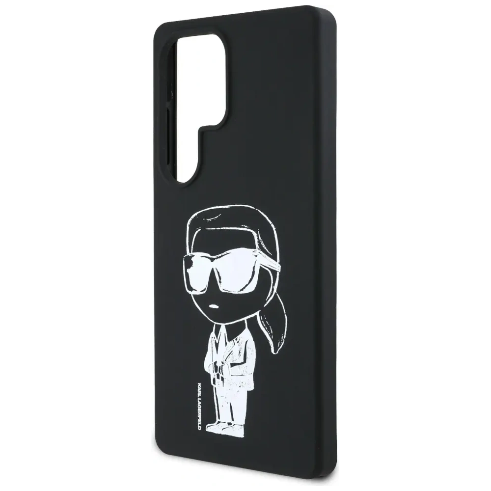 Hurtownia GSM - Etui Karl Lagerfeld Silicone Graffiti Ikonik Printed Logo MagSafe do Samsung Galaxy S25 Ultra czarny - KLD21923 - {ean13} - Hurt