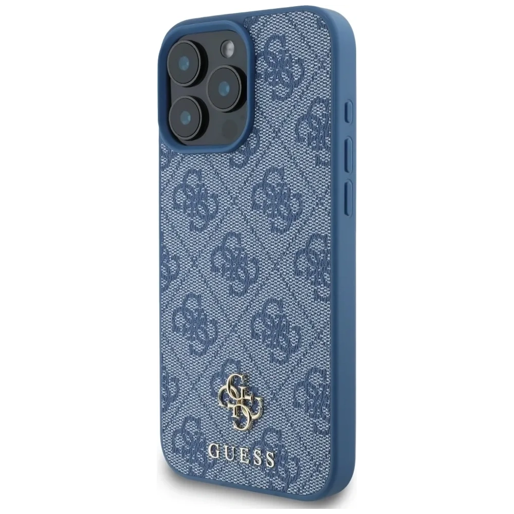 Hurtownia GSM - Etui Guess HC PU 4G Small 4G and Classic do Apple iPhone 16 Pro MagSafe niebieski - GUE4328 - {ean13} - Hurt