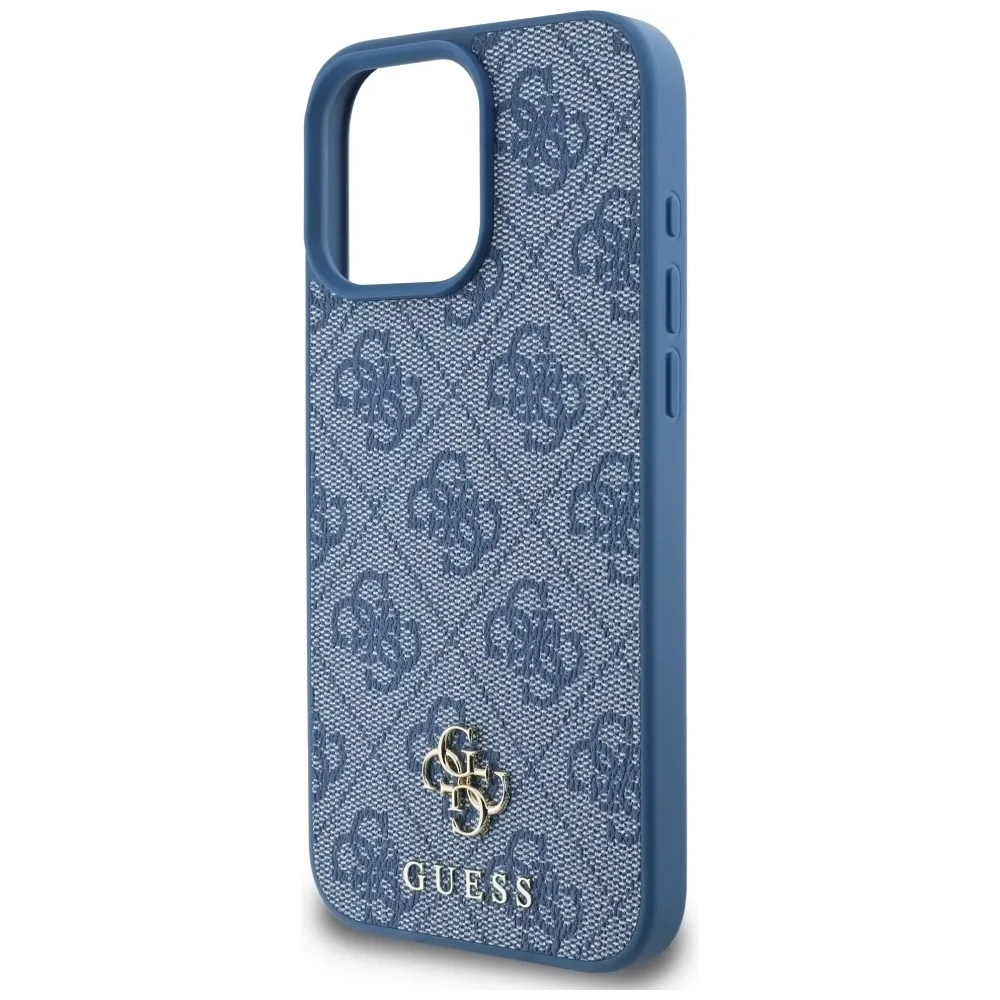 Hurtownia GSM - Etui Guess HC PU 4G Small 4G and Classic do Apple iPhone 16 Pro MagSafe niebieski - GUE4328 - {ean13} - Hurt