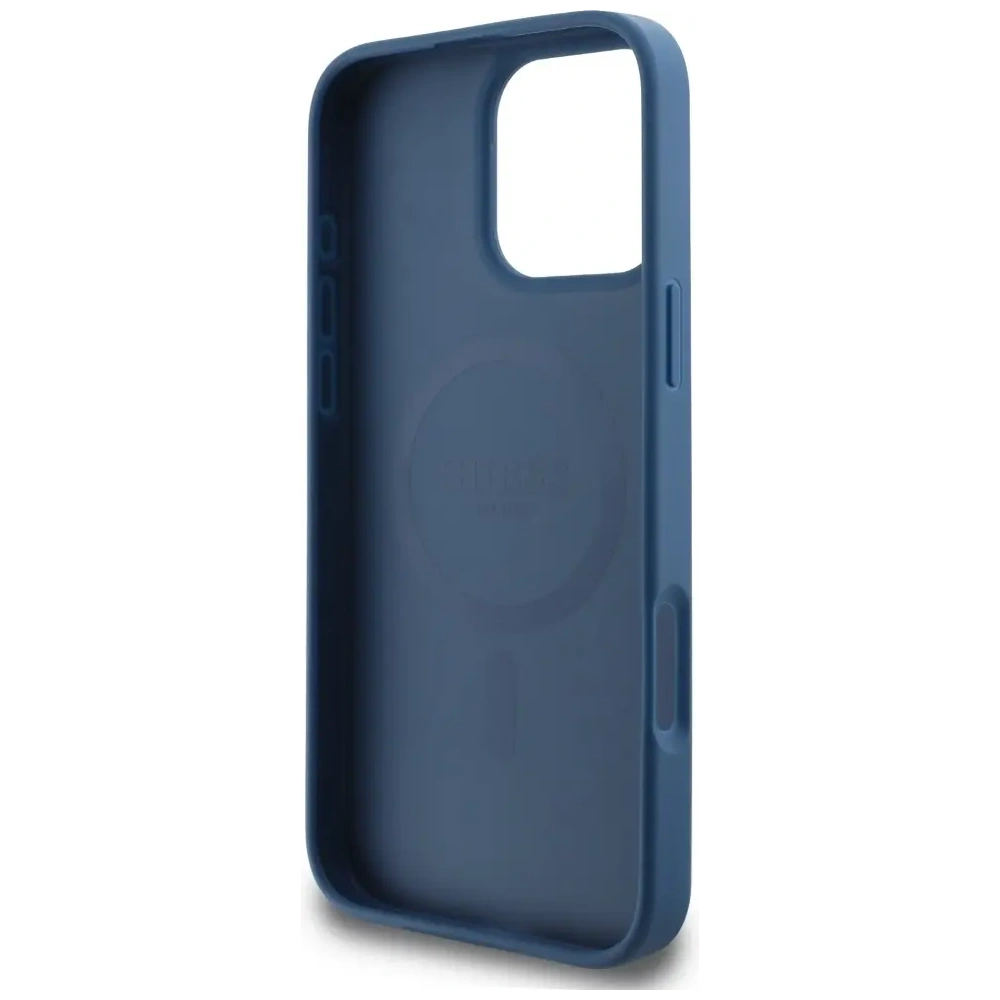 Hurtownia GSM - Etui Guess HC PU 4G Small 4G and Classic do Apple iPhone 16 Pro MagSafe niebieski - GUE4328 - {ean13} - Hurt