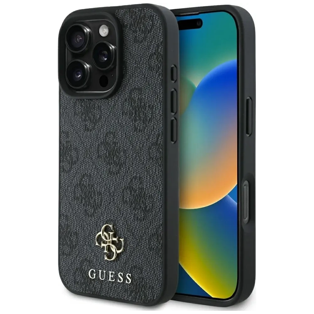 Hurtownia GSM - Etui Guess HC PU 4G Small 4G and Classic do Apple iPhone 16 Pro Max MagSafe czarny - GUE4329 - {ean13} - Hurt