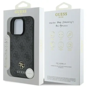 Wholesale Guess HC PU 4G Small 4G and Classic Apple iPhone 16 Pro Max MagSafe black - GUE4329 - {ean13} - Hurt