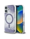 Guess HC Harz Boden Glitzer Apple iPhone 16 MagSafe lila
