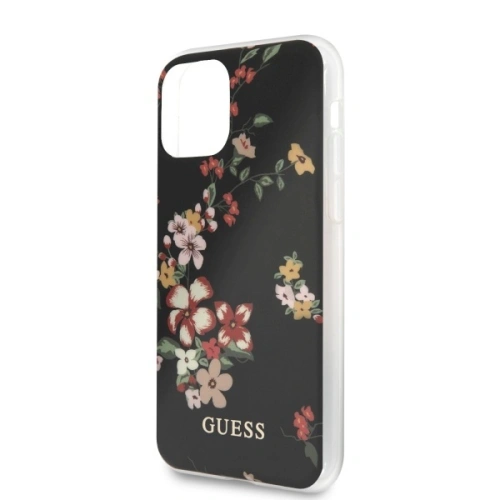 Etui Guess GUHCN65IMLFL04 Apple iPhone 11 Pro Max czarny/black N°4 Flower Collection