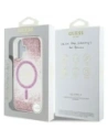 Hurtownia GSM - Guess HC Resin Bottom Glitter Apple iPhone 16 MagSafe roz - GUE4332 - {ean13} - Hurt