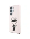 Hurtownia GSM - Karl Lagerfeld Szilikon Graffiti Ikonik Nyomtatott Logó MagSafe Samsung Galaxy S25 Ultra rózsaszín - KLD21924 - {ean13} - Hurt
