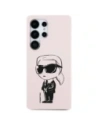 Hurtownia GSM - Etui Karl Lagerfeld Silicone Graffiti Ikonik Printed Logo MagSafe do Samsung Galaxy S25 Ultra różowy - KLD21924 - {ean13} - Hurt
